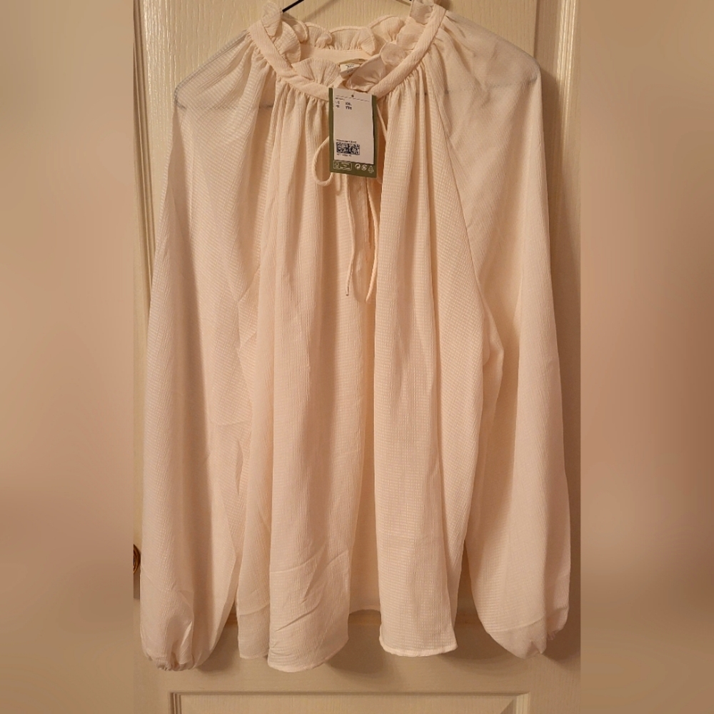 H&M white blouse